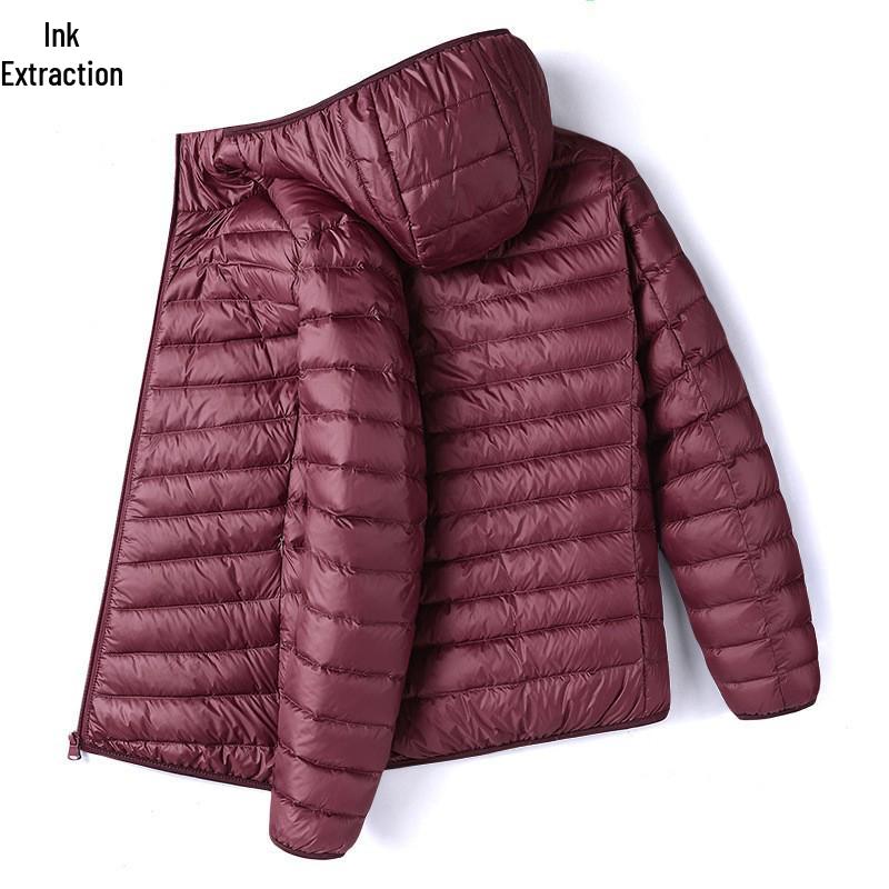 Men's Plus-Size Velvet-Lined Cotton Jacket: Warm, Hooded, Stand-Up Collar, Casual & Versatile for Young and Middle-Aged.