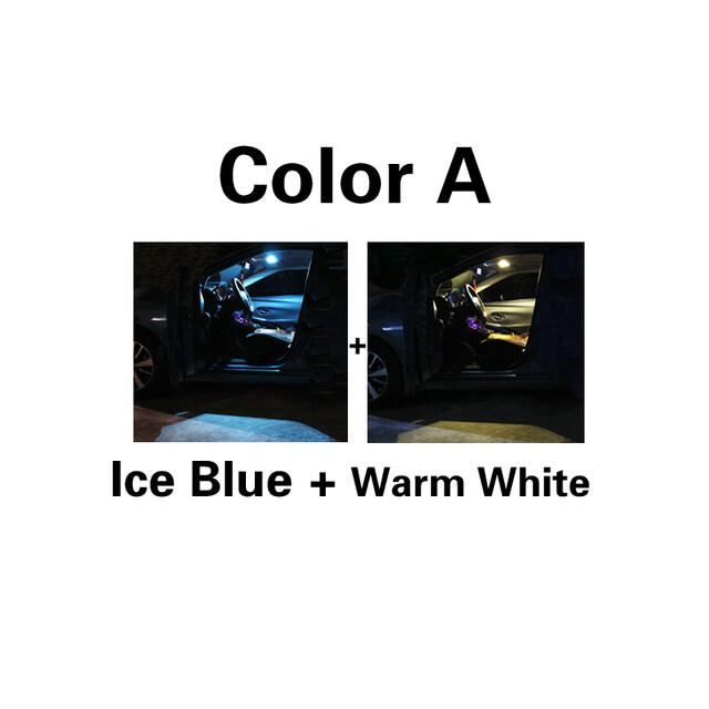 

PhiKotse 2pcs Dual Color Festoon Led Dome Light Car Interior Light 31mm 36mm 39mm 41mm C5W C10W T10 Dome Light 31mm