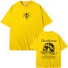 Camiseta Unisex Verano Estilo Horror Estampado Gráfico Game Bloodborne Fear The Old Blood Manga Corta Holgada para Hombre y Mujer