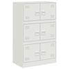 VidaXL Buffet blanc 67x39x107 cm acier, armoire, armoire latérale, armoire de rangement, armoires, placard, buffet haut, 841660