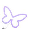 USB/Battery Powered Led Neon Light Wall Mounted Butterfly Shaped Light Creative   Bedroom