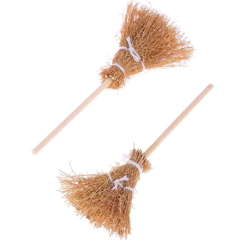 1/12 Puppenhausmöbel Miniatur Besen Küche Hof Zubehör Rollenspiel Spielzeug