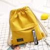 Riding Leisure Bag Bundle Pocket Canvas Drawstring Bag Drawstring Pocket Knapsack Outdoor Backpack
