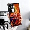 Anime Itadori Yuji JUJUSU Plating Phone Case For Samsung Galaxy S24 S25 FE S26 Edge S23 Ultra S22 S21 Plus S20 Anti-Fall Airabag