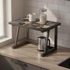 Kitchen Storage Rack with Printed Top Open-Design for Apartments, Utility Areas