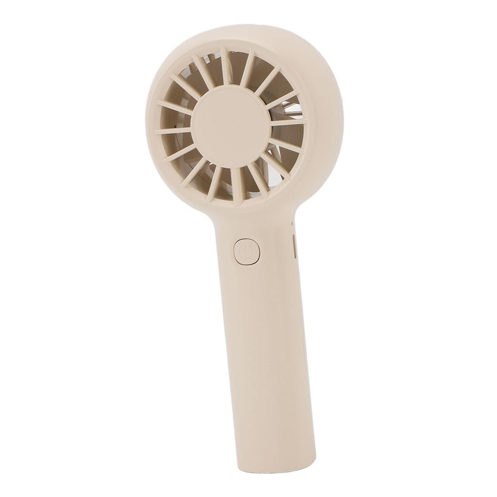 Handheld Fan 5 Speed Silent 5.5h Running Portable Fan with Buckle for Outdoor Beach Camping
