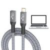 High Speed Type C Extension Cable 40Gbps Male To Female Type C Portwith 8K 60Hz Video Support and 240W Power Delivery