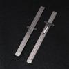 1/2pcs Stainless Steel 6 Inch Precision Rule, Portable Sliding with Precise Inch 1/32" mm/Metric Scales
