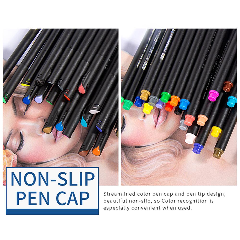 36 Color Fineliner Fine Point Pens 0.4mm Tip Markers for Journaling Writing Note Taking Calendar Agenda Adult Coloring Drawing Art Project School Des