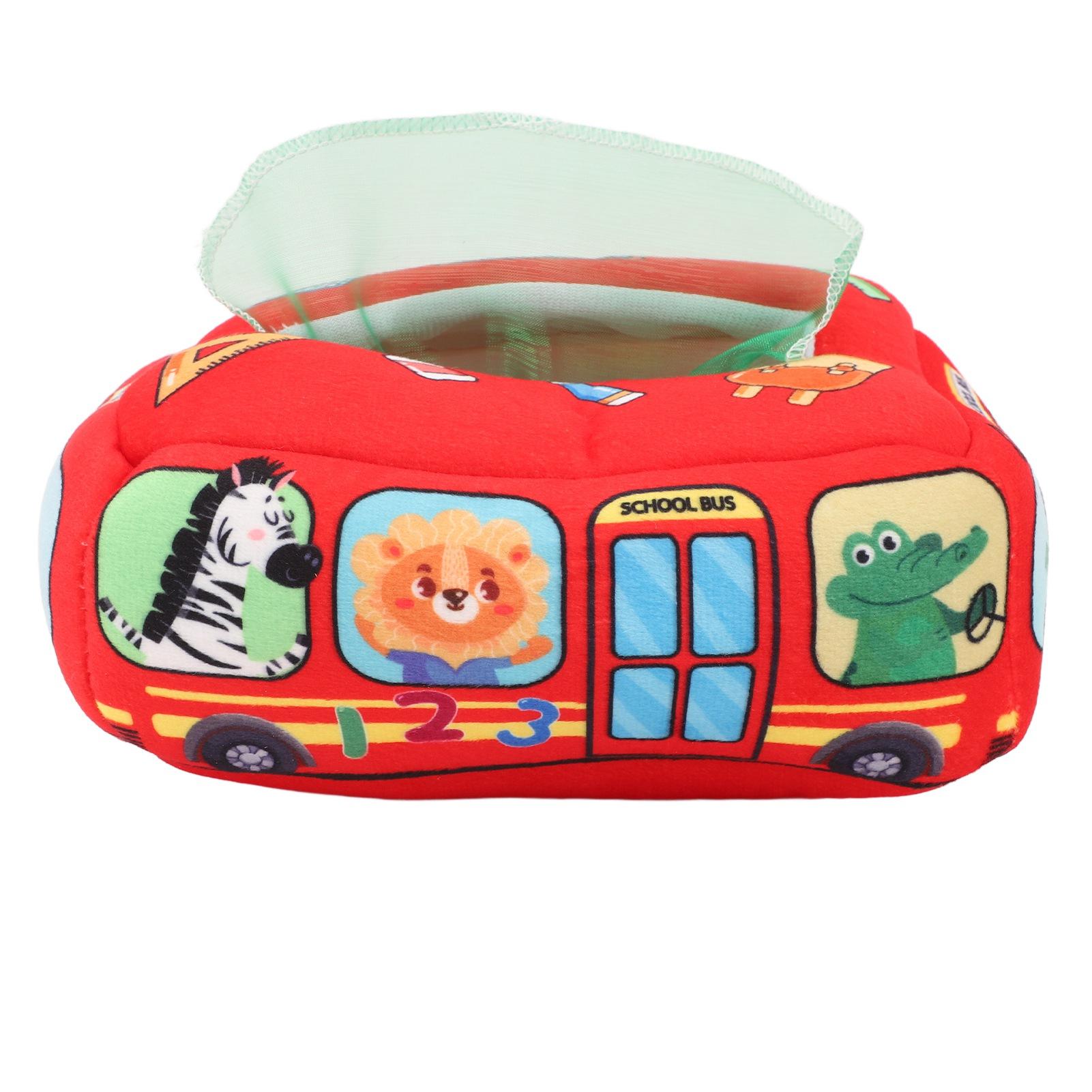 

Детская коробка для салфеток игрушка мягкая набивная высококонтрастная для раннего развития сенсорные игрушки младенческая тканевая салфетка