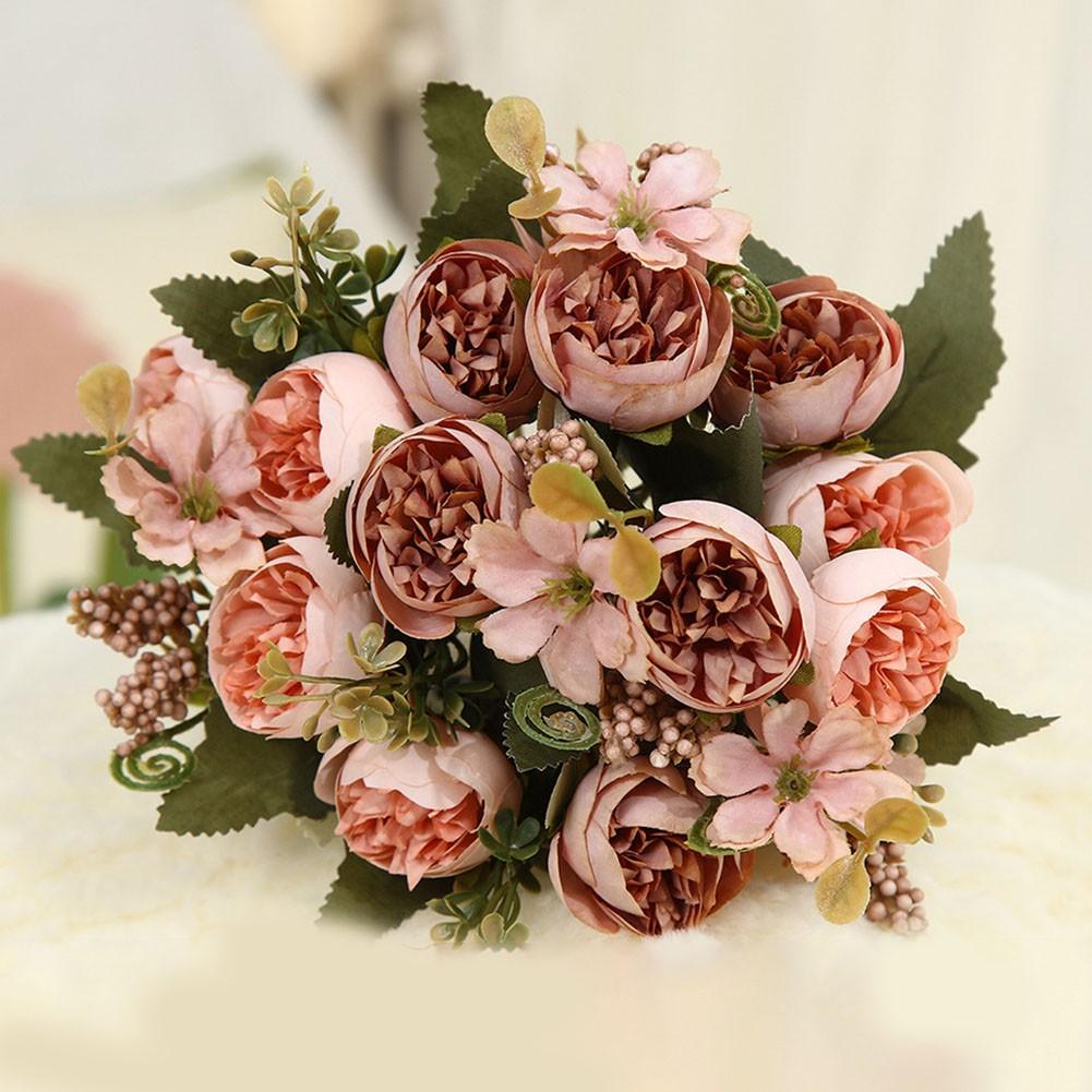 Rose Flower Rose Fake Flower Simulated Bouquet High Quality