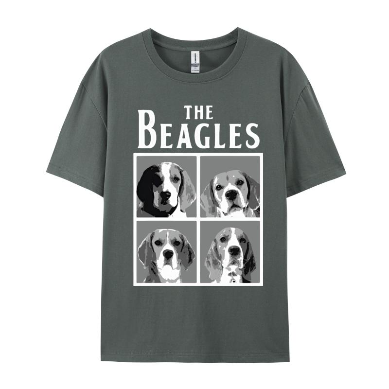 Cute Beagle Dog Tshirt The Beagles Animal Lover Tshrit Unisexs Cotton Tshirt Birthday Short Sleeve 2024 Fashionable Top Tees
