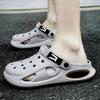 Thick-Soled Wear-Resistant Hole Shoes Men'S Garden Beach Sandals Wear Casual Trend Bag Head Slippers Men