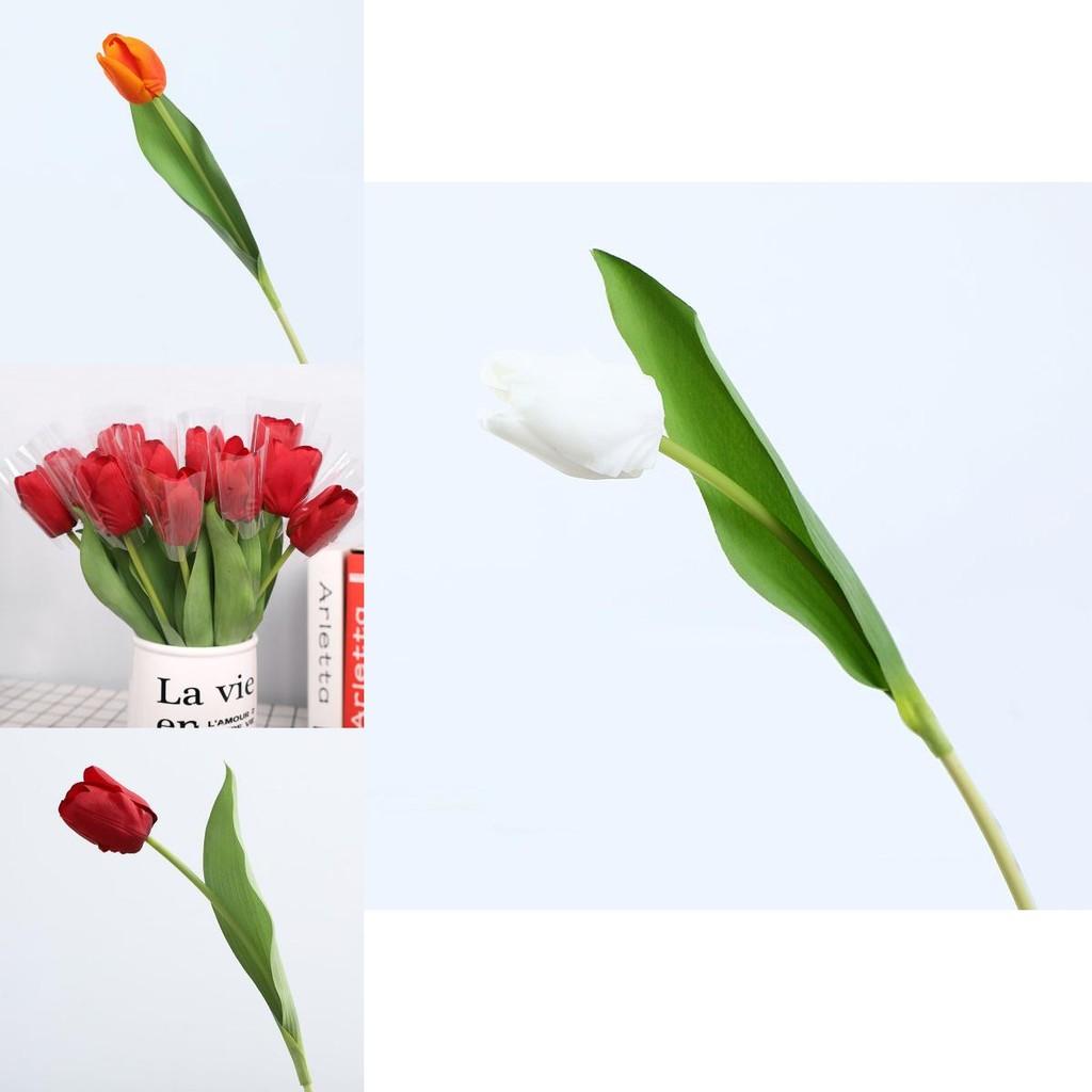 Tulipa Gesneriana Artificial Flower Decor For Wedding Settings And Photography Studio Props