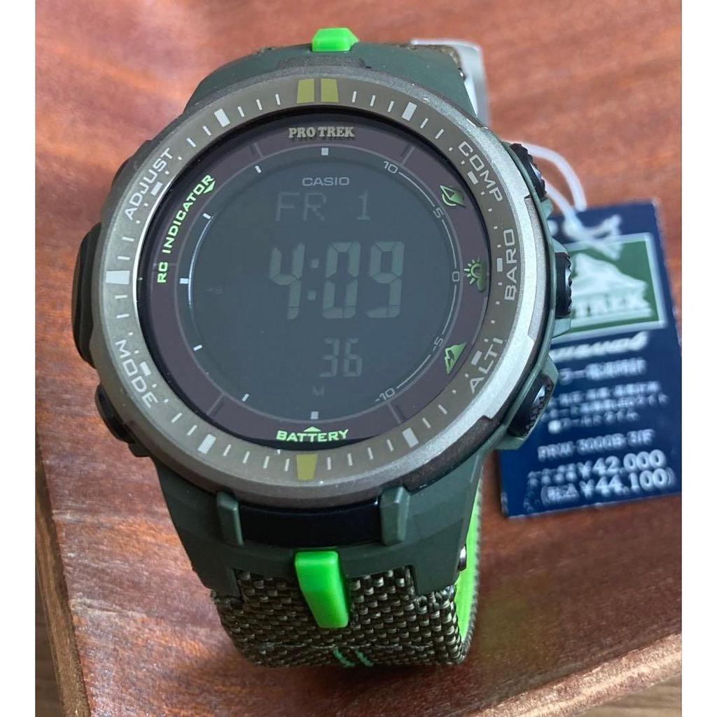 Used CASIO PRO TREK PRW-3000B-3JF