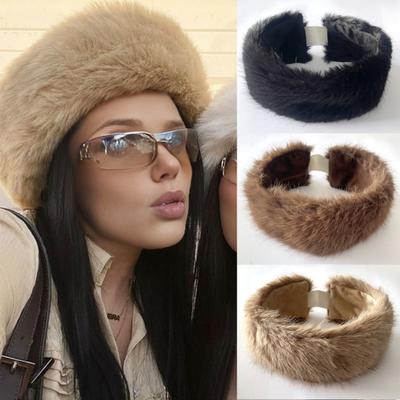 Künstliches Haarband Elastisches Imitations-Fuchsfell Stirnband Breitranddesign Nein