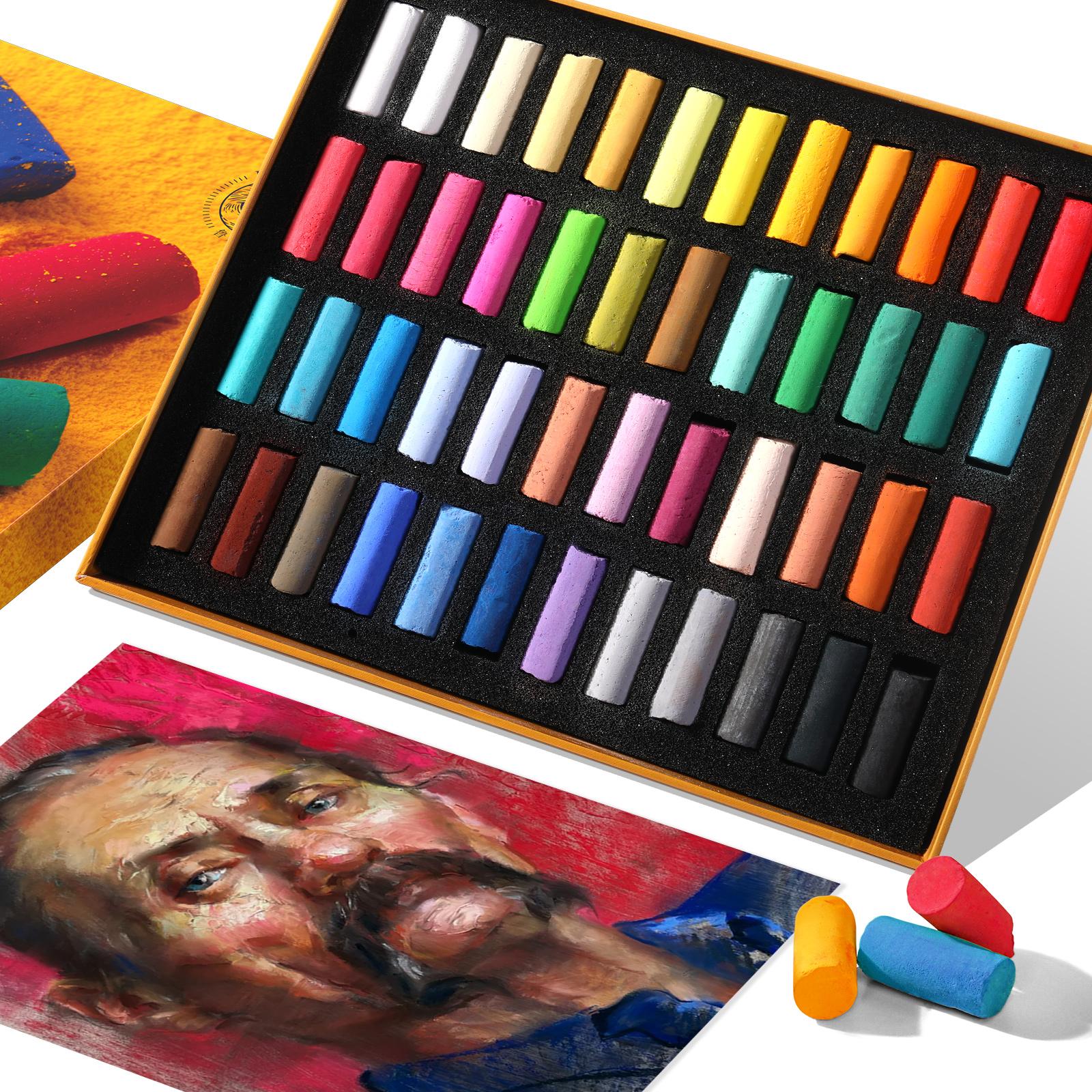 Paul Rubens Zachte Pastels, 48 Levendige Kleuren Krijt Pastels, Fijne Pigmenten, Zachte Streken, Sterke Kleurkracht Pastels China Mainland white