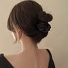 Non-Slip Satin Hair Claw Cute Ponytail Catch Strong Hold Princess Hairpin