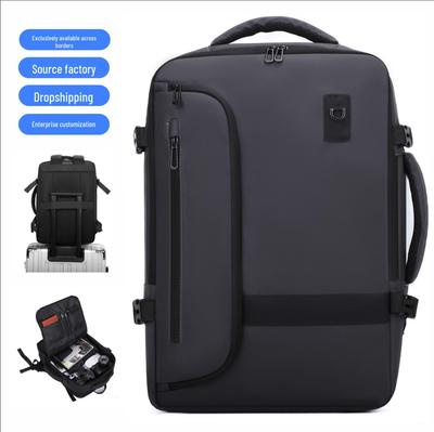 High-End Multifunctional Men's Backpack: Waterproof Travel, Business Commute, Laptop Bag, Schoolbag.