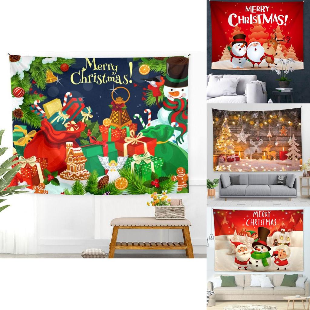 Christmas Tapestry Backdrop Cloth For Home Decor And Photography Props