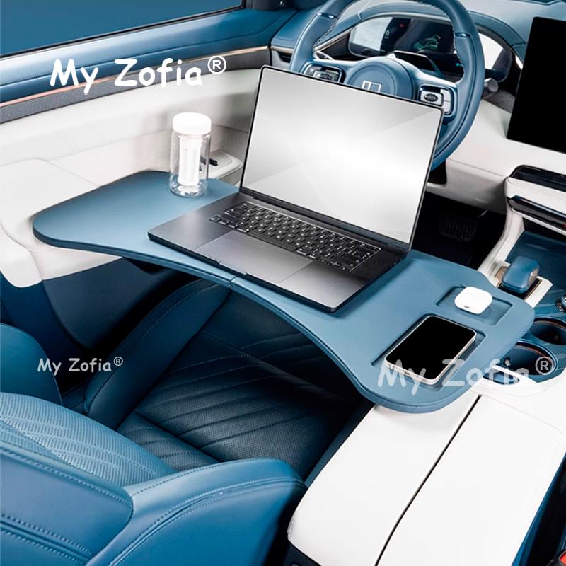 Car Tray Table For Zeekr 7x Car Food and Drinks Folding Tray Holder Laptop Stand Drive Desk Car Office Tool Accessories