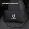 Neues Wildleder Autositz Kopfstütze Memory-Schaum Lendenkissen für Citroen C6 2CV VTS DS3 RD3 Cactus Saxo Jumpy C8 C-Elysee C15 CelyseeC6