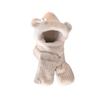 Winter Dragon Ball Cute Hat for Women Thickened Gloves Scarf Integrated Scarf Hooded Plush All Match Warm Three Piece Set