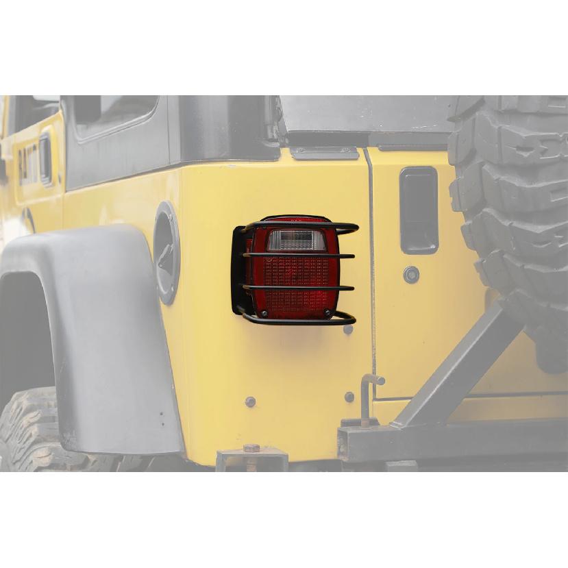 Iron Car Tail Light Decoration Taillight Protection Guards Cover for Jeep Wrangler TJ 1997-2006 Lamp Hoods Exterior Accessories