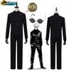 Geto Suguru Cosplay Anime Jujutsu Kaisen Cosplay Erwachsene Herren Hemd Hosen Perücke High School Halloween Uniform Komplettset