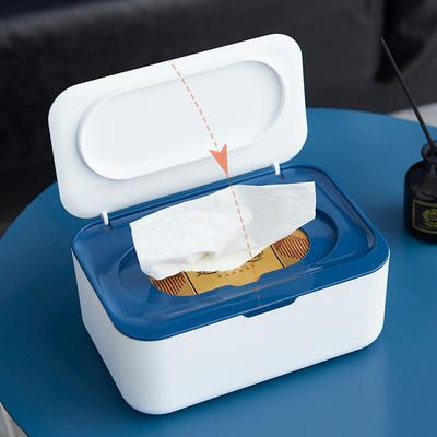 Scatola Portasalviette Umidificate Antipolvere con Coperchio Portaoggetti Contenitore Dispenser per Salviette Umidificate per Pannolini da Bambino per Casa Auto Ufficio Organizzatore di Fazzoletti di Carta