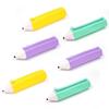 Convenient Carry Pencil Shape Bag Easy To Clean Soft Pencil Case Silicone Pencil Case  School Use