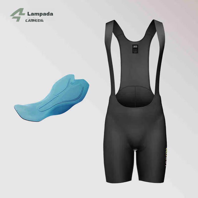 Cycling Shorts, Bib Shorts, One-Piece Shorts for Men, Summer Professional Mountain And Road Bike Shorts, Haoyue Black, 2XL