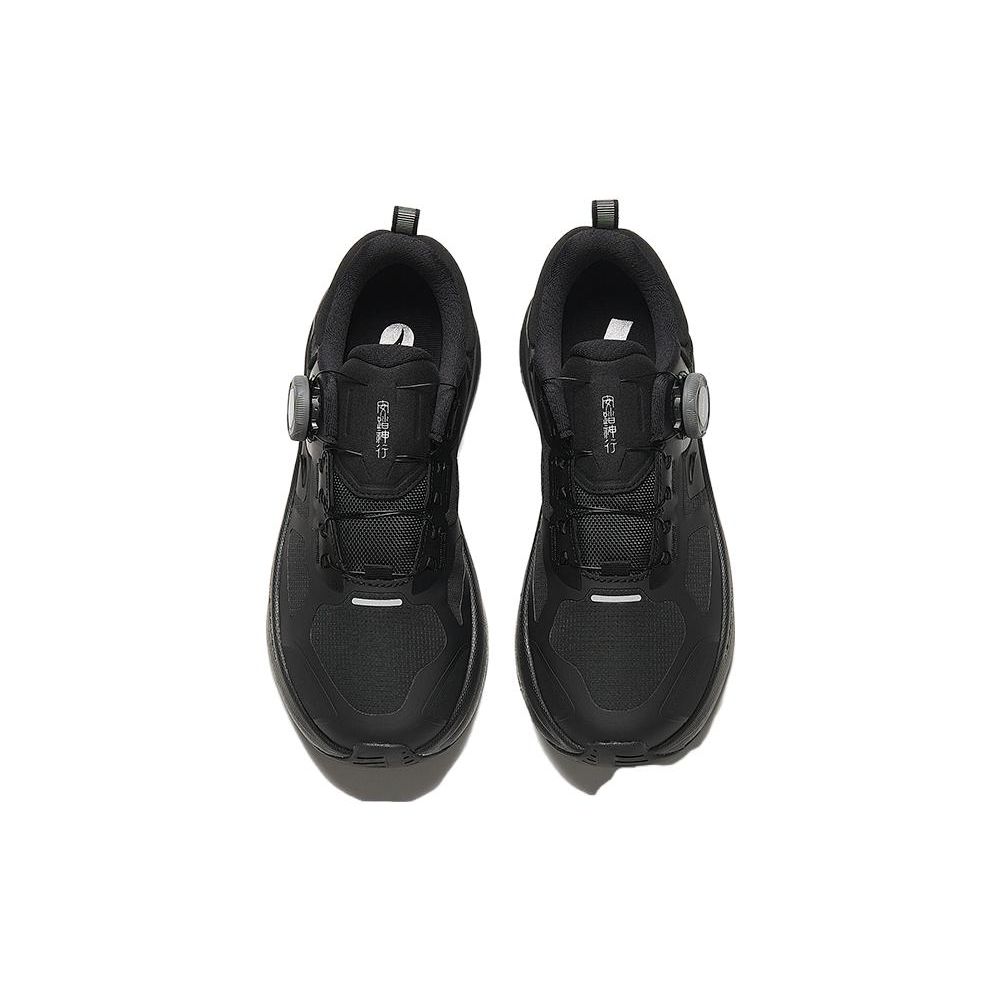 Anta Comfortable Non-Slip Durable Low-Top Casual Shoes Women sneakers Black 122417711-2