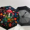 1pc Mushroom Garden Mandala Umbrella with Plastic Handle,Suitable for All Seasons Home Travel Outdoor UmbrellaDD1323