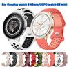 Atmungsaktives Rundloch-Armband Passend für OPPO Watch X2 Mini Smartwatch Armband Kompatibel mit Oneplus Watch 3 43mm Armband