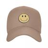 Hippie Trippy Retro Yellow Smiley Face Baseball Cap Luxury Hat Snapback Cap Unisex hat derby hat Golf Women Unisexs