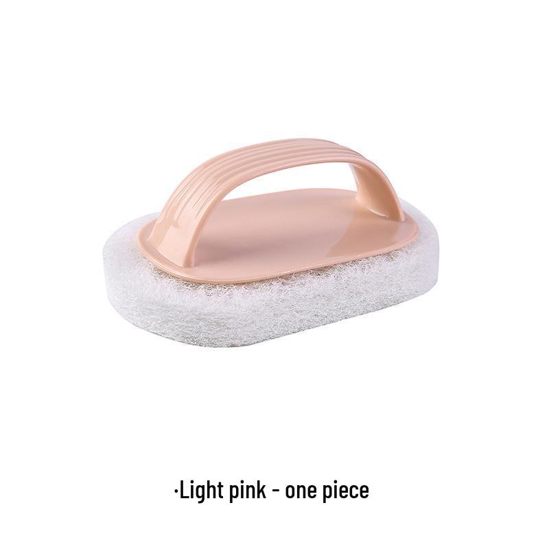 Household Cleaning Brush with Stain Removal Scrubber and Tile Scouring Pad
