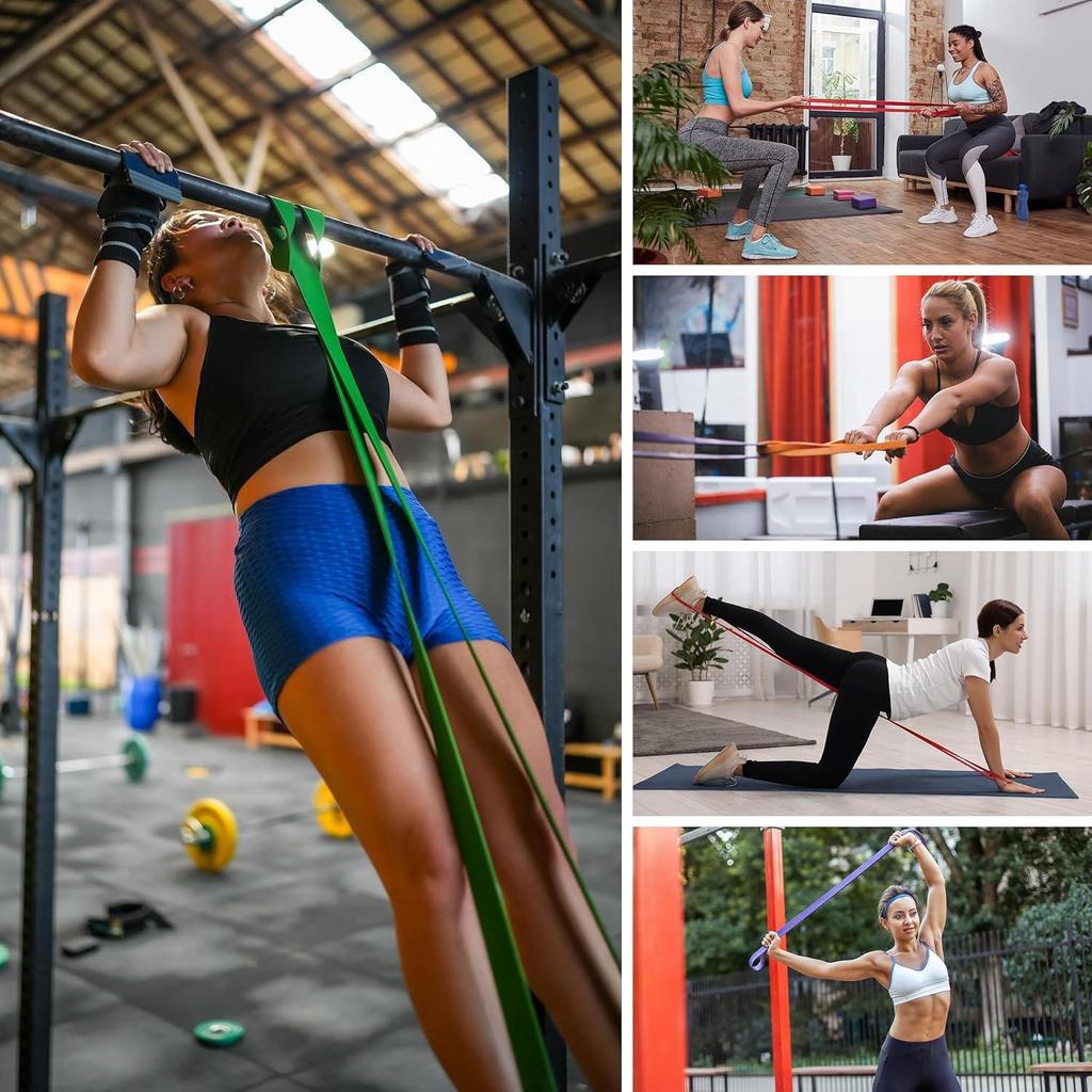 Yoga Stretch & Strength Resistance Bands for Men & Women