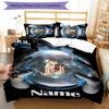 3pcs Custom Name Cartoon Jul rapper Bedding Set Duvet Cover Closure Includes 1 Duvet Cover & 2 Pillowcases for All Seasons Bedroom Decor