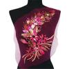DIY Sequined Embroidery Patches Lace Trims Mesh Sequins Patches  Wedding Gown Decoration DIY