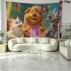Cartoon cat and dog Pattern Home Decor Tapestry, Wall Hanging, Decorative RV Wall Cloth.MGT0918341