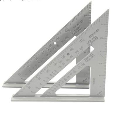 Règle Triangle Épaissie Carré Travail Du Bois Mesure 45 Degrés Règle Outil D'enseignement