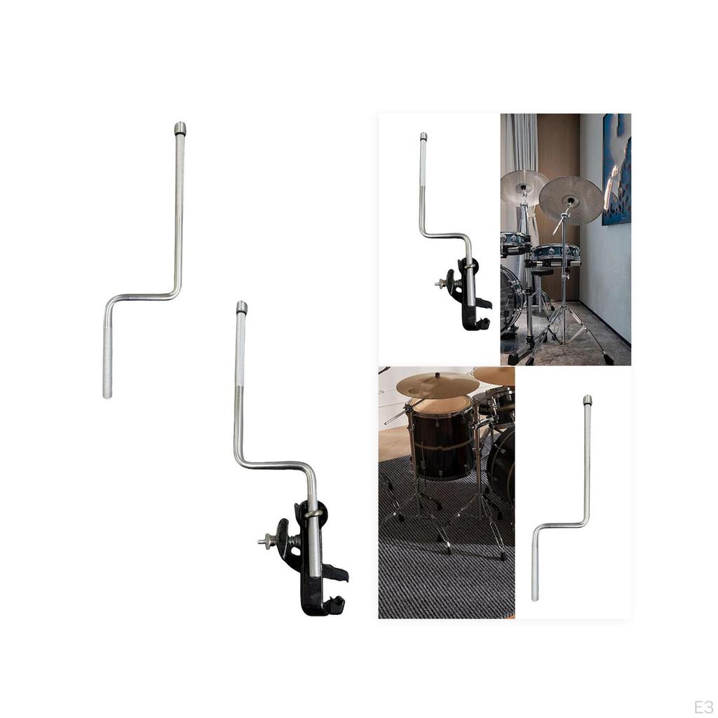 Bell Stand, Z Arm Percussion Accessories, Mount for Bells Instruments, Small Cymbal Drum Blocks