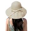 New organza big edge beach hat children outdoor outing shading color glue sun hat