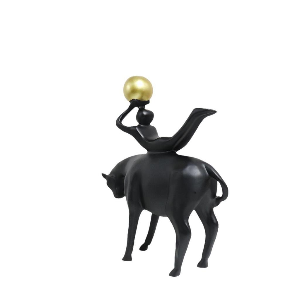 Modern Minimalist Chinese-Style Sculpture for Home Decor