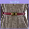 Leather Belt Waist For Summer Fashion Slim Genuine Leather With Buckle Gold