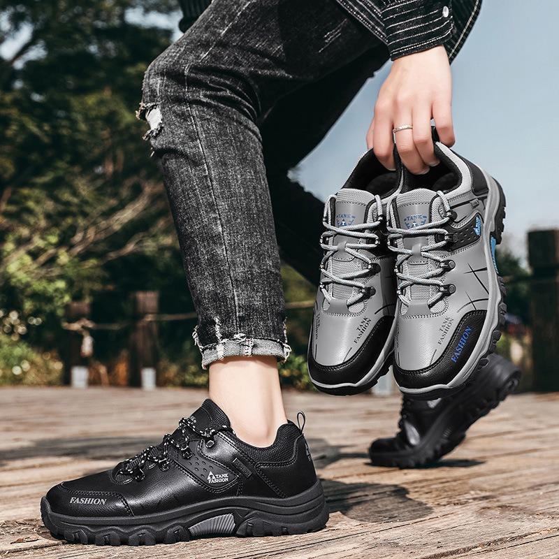 Neue Guochao Herrenschuhe Outdoor-Sportschuhe Wanderschuhe rutschfest und verschleißfest Low-Top-Schuhe Arbeitsschutz Arbeitsschuhe Freizeit