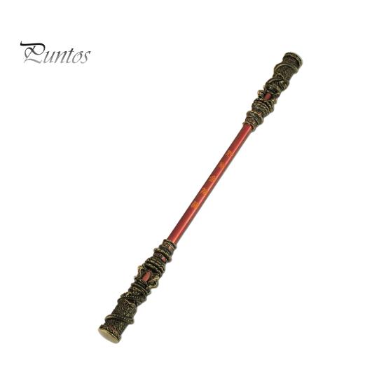 

Золотая дубина Укун Великие мудрецы, равные Небесам, Руи Цзиньгу Банг, резной бар короля обезьян, украшение из металлического золотого обруча, модель палки, украшение 35cm бронзовый/кофейный