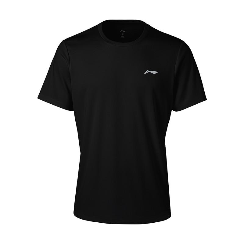 Li-Ning Versatile Cool Short Sleeve Top Comfortable Long Pants Casual Sports Suit Men suit Black W833-1+B07-1