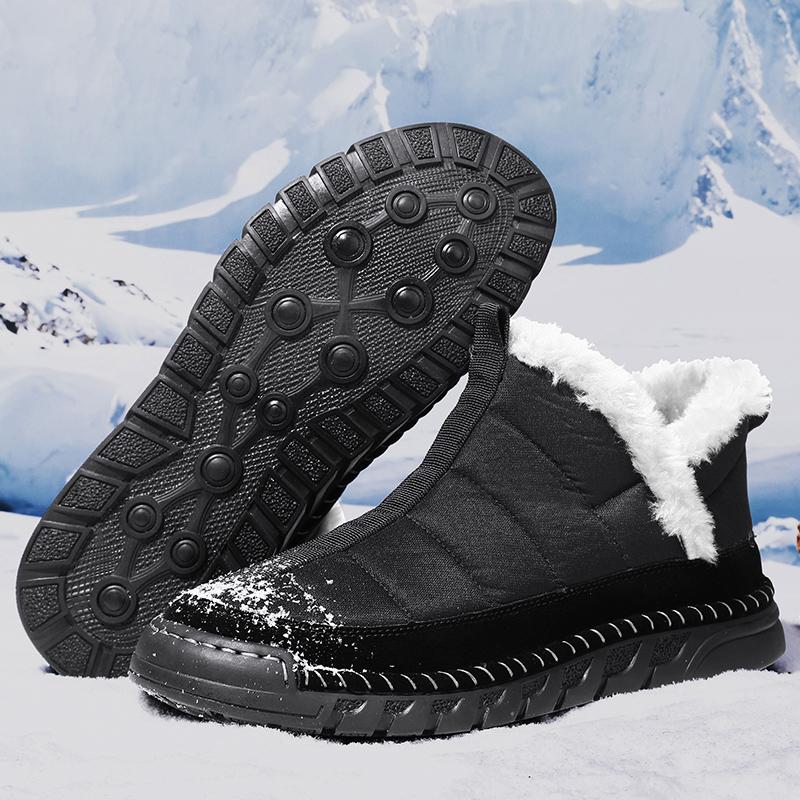 Super Warm Winter Cotton Shoes Casual Ankle Boots For Men Snow Boots